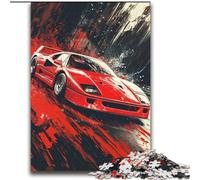 Jigsaw Puzzles for Adults Teenagers Jigsaws Puzzle Watercolor Sports Car for And from 14 Years And over Play Toys Because It Is Ideal As A Gift for The Whole Family 70x100cm
