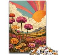Jigsaw Puzzles for Adults Teenagers Jigsaws Puzzle Wildflower Summer Challenging Game for The Whole for Women, Gifts for Men 50x75cm