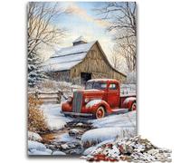 Jigsaw Puzzles for Adults Teenagers Jigsaws Puzzle Winter Farm Stress Reliever Difficult Challenge Deal As Gifts for The Whole Family 50x75cm