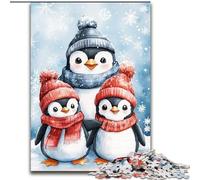 Jigsaw Puzzles for Adults Teenagers Jigsaws Puzzle Winter Penguins, Toys Educational Games Stress Relieving Unique Home Decor And Gifts (size 50x75cm)