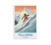 Jigsaw Puzzles for Adults，Telluride Colorados Ski Puzzles Micro Pieces Challenging Difficult Puzzles Christmas Birthday Gift Game Toys 70x100cm