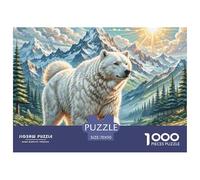 Jigsaw Puzzles for Adults The Great Pyrenees 1000 Pieces Puzzle Games Animal Theme Decoration Puzzle Gifts for Men for Both Adults And Children 70x50cm/1000pcs