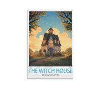 Jigsaw Puzzles for Adults，The Witch House Massachusettss Puzzles Micro Pieces Challenging Difficult Puzzles Christmas Birthday Gift Game Toys 38x52CM