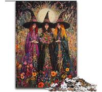 Jigsaw Puzzles for Adults Three Witches, Decompressing Intellectual Educational Toy Birthday Present, Gifts, Wall Art 26x38cm