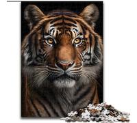 Jigsaw Puzzles for Adults Tiger Looks in My Eyes Impossible Jigsaw Puzzles for Adults size 50x75cm Perfect for Teenagers & Collectors, Ideal Home Decor & Travel Gift