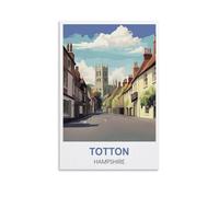 Jigsaw Puzzles for Adults,Totton Hampshire Posters Educational Game jigsaw puzzle Suitable for Decompression and Wall Decor 70x50CM
