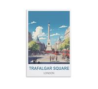 Jigsaw Puzzles for Adults，Trafalgar Square London Posters Puzzles for Adults, Challenging Puzzles, Puzzle Game for The Whole for Women,Gifts for Men 38x26cm