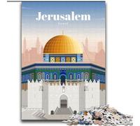 Jigsaw Puzzles for Adults Travel to Jerusalem for 14+ Unique Challenge Game Family Games Christmas Birthday Gifts (38x52cm) 1000pcs