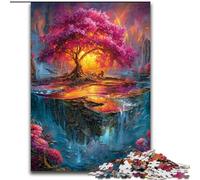 Jigsaw Puzzles for Adults Tree of Life Challenging Puzzles 50X75CM Relax & Challenge, Colorful Home Decor Art, for Friends