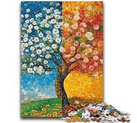 Jigsaw Puzzles for Adults Trees in Autumn Adult Jigsaw,Educational Games Home Decoration Suitable for Desktop Decoration (26x38cm)