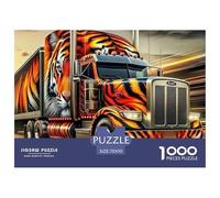 Jigsaw Puzzles for Adults Truck 1000 Pieces Puzzle Games Cool Big Car Decoration Puzzle Gifts for Men for Both Adults And Children 70x50cm
