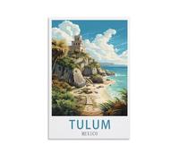 Jigsaw Puzzles for Adults，Tulum Mexico Posters Challenging Puzzles for Family Game Night, Home Décor 26x38CM