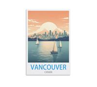 Jigsaw Puzzles for Adults,Vancouver Canada,Puzzles Micro Pieces Challenging Difficult Puzzles Christmas Birthday Gift Game Toys 70x50cm