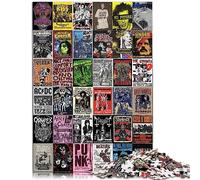 Jigsaw Puzzles for Adults: Vintage Collage 1000 Pieces - Great Gifts for Christmas, Size 26x38cm