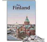 Jigsaw Puzzles for Adults Visit Finland for 14+ Unique Challenge Game Family Games Christmas Birthday Gifts (26x38cm) 1000pcs