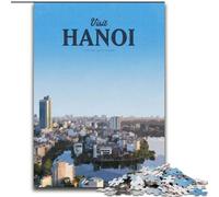 Jigsaw Puzzles for Adults Visit Hanoi, for Ages 14 And over Each Piece Is Unique - Fun And Challenging Game for The Whole Family Good Gift 26x38cm