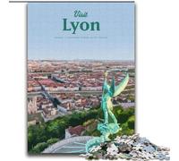 Jigsaw Puzzles for Adults Visit Lyon for Age 14+ Educational Games For Adults And Teenagers Artwork Gift (38x52cm) 1000pcs