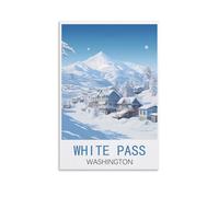 Jigsaw Puzzles for Adults，White Pass Washington，Puzzles Micro Pieces Challenging Difficult Puzzles Christmas Birthday Gift Game Toys 100x70cm