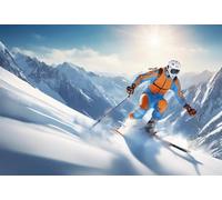 Jigsaw Puzzles for Adults - Winter Sports Skiing - Suitable for Teenagers andren Puzzles,Educational Games，Art Decorations，Holiday Birthday Gifts_300pcs
