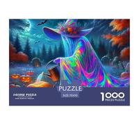 Jigsaw Puzzles for Adults Witch 1000 Pieces Puzzle Games Halloween Theme Decoration Puzzle Gifts for Men for Kids And Adults 70x50cm/1000pcs