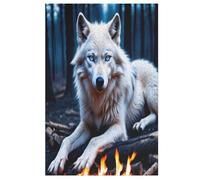 Jigsaw Puzzles for Adults Wolf 1000 Piece Jigsaw Puzzle Suitable for Adults And Children over 12 Years Old Wooden Puzzles Great Gift for Adults （78×53cm）