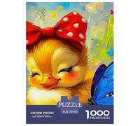 Jigsaw Puzzles for Adults Yellow Duck 1000 Piece Jigsaw Challenge Toy Cute Animal Theme Home Decoration Ladies' Gifts for Kids And Adults 70x50cm/1000pcs