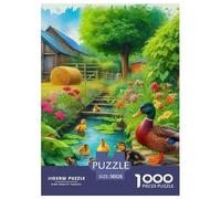 Jigsaw Puzzles for Adults Yellow Duck 1000 Pieces Puzzle Games Cute Animal Theme Decoration Puzzle Ladies' Gifts for Both Adults And Children 38x26cm/1000pcs