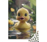 Jigsaw Puzzles for Adults Yellow Duck 500 Piece Puzzle Wooden Jigsaw Puzzle for Adults And Age 18 And Up Christmas Birthday Gifts 500pcs (52x38cm)