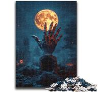 Jigsaw Puzzles for Adults Zombies in The Grave Adult Jigsaw,Family Game Stress Reliever Difficult Challenge Suitable for Couples (75x50cm)