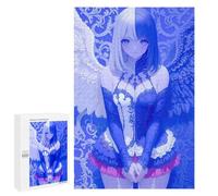 Jigsaw Puzzles for Adults1000 PCS Angel & Demon Anime Girl Jigsaw for Adults Brain Teaser Game Pattern Assembly Unique Birthday And Gifts 1000 PCS