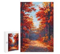 Jigsaw Puzzles for Adults1000 PCS Autumn Nature Pixel Art Adult Jigsaw Puzzle Family Games Difficult Challenge Fun Activities at Home 1000 PCS