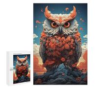 Jigsaw Puzzles for Adults1000 PCS Autumnal Owl Majesty-1 Puzzle for Adults Fun Games Wall Decoration Deal As Gifts for The Whole Family 1000 PCS