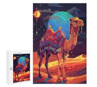 Jigsaw Puzzles for Adults1000 PCS Camel Desert Night Jigsaw for Adults Brain Teaser Game Pattern Assembly Unique Birthday And Gifts 1000 PCS