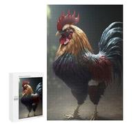 Jigsaw Puzzles for Adults1000 PCS Chicken Rooster Adult Jigsaw Puzzle Hands-on Game But Fun And Humorous Stress Reduction Gifts 1000 PCS