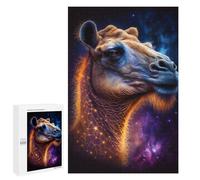 Jigsaw Puzzles for Adults1000 PCS Cosmic Camel Portrait-4 Jigsaw for Adults Brain Teaser Game Pattern Assembly Unique Birthday And Gifts 1000 PCS