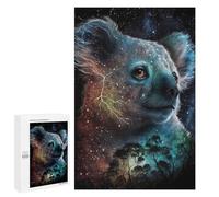 Jigsaw Puzzles for Adults1000 PCS Cosmic Koala Celestial Forest Teenagers Puzzles Relaxing Games For Family Fun Fun Activities at Home 1000 PCS