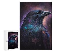Jigsaw Puzzles for Adults1000 PCS Cosmic Raven Art Print-16 Jigsaw for Adults Brain Teaser Game Pattern Assembly Unique Birthday And Gifts 1000 PCS