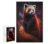 Jigsaw Puzzles for Adults1000 PCS Cosmic Red Panda Art Print-14 Jigsaw for Adults Brain Teaser Game Pattern Assembly Unique Birthday And Gifts 1000 PCS