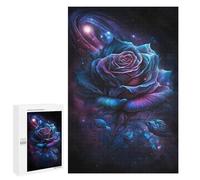 Jigsaw Puzzles for Adults1000 PCS Cosmic Rose Fantasy Artwork-1 Jigsaw for Adults Brain Teaser Game Pattern Assembly Unique Birthday And Gifts 1000 PCS