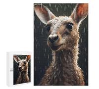 Jigsaw Puzzles for Adults1000 PCS Cute Wet Kangaroo Puzzle for Adults DIY Toys Staycation Kill Time Fun at Home Activities, 1000 PCS