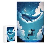 Jigsaw Puzzles for Adults1000 PCS Dream Night Fantasy Adult Puzzles Brain Teaser Game Home Decoration Help The Brain Exercise 1000 PCS