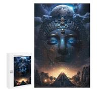 Jigsaw Puzzles for Adults1000 PCS Egyptian Pyramid Night Sky Adult Jigsaw Puzzle Hands-on Game But Fun And Humorous Stress Reduction Gifts 1000 PCS