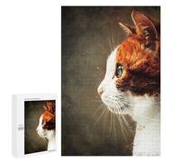 Jigsaw Puzzles for Adults1000 PCS Face Cat Puzzle for Adults DIY Toys Staycation Kill Time Fun at Home Activities, 1000 PCS