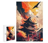 Jigsaw Puzzles for Adults1000 PCS Fantasy Japan Art Adult Jigsaw Puzzle Family Games Difficult Challenge Fun Activities at Home 1000 PCS