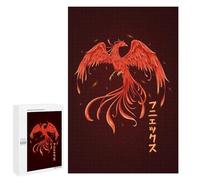Jigsaw Puzzles for Adults1000 PCS Fiery Phoenix Adult Jigsaw Puzzle Family Games Difficult Challenge Fun Activities at Home 1000 PCS