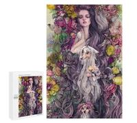 Jigsaw Puzzles for Adults1000 PCS Floral Fusion Artistic Portrait Adult Jigsaw Puzzle Hands-on Game But Fun And Humorous Stress Reduction Gifts 1000 PCS
