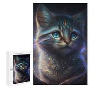 Jigsaw Puzzles for Adults1000 PCS Galactic Kitten Portrait Adult Jigsaw Puzzle Hands-on Game But Fun And Humorous Stress Reduction Gifts 1000 PCS