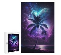 Jigsaw Puzzles for Adults1000 PCS Galactic Palm Paradise Teenagers Puzzles Relaxing Games For Family Fun Fun Activities at Home 1000 PCS