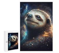 Jigsaw Puzzles for Adults1000 PCS Galactic Sloth Portrait-3 Teenagers Puzzles Relaxing Games For Family Fun Fun Activities at Home 1000 PCS