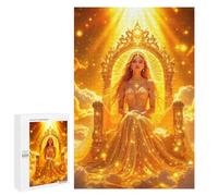 Jigsaw Puzzles for Adults1000 PCS Golden Goddess Throne Teenagers Puzzles Relaxing Games For Family Fun Fun Activities at Home 1000 PCS